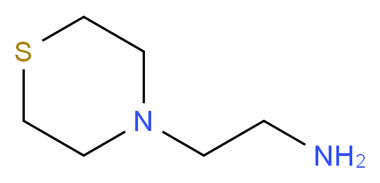 4-(2-Aminoethyl)thiomorpholine 97%_分子结构_CAS_53515-36-9)