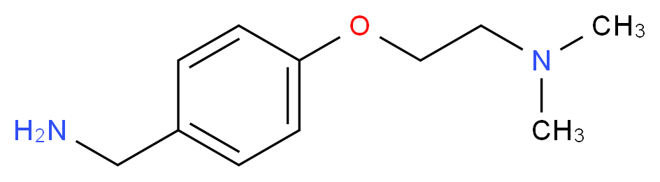 [2-(4-Aminomethyl-phenoxy)-ethyl]-dimethyl-amine_分子结构_CAS_20059-73-8)