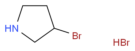 3-bromopyrrolidine hydrobromide_分子结构_CAS_1262769-75-4