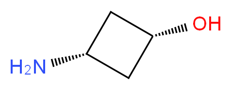 (1s,3s)-3-aminocyclobutan-1-ol_分子结构_CAS_1036260-43-1