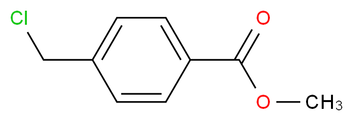 Methyl 4-(chloromethyl)benzoate_分子结构_CAS_34040-64-7)