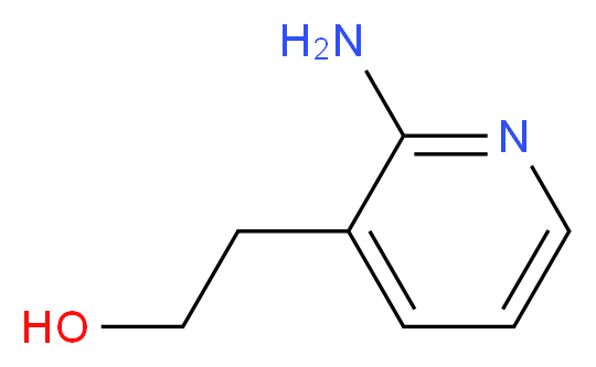 2-(2-Amino-pyridin-3-yl)-ethanol_分子结构_CAS_954240-84-7)