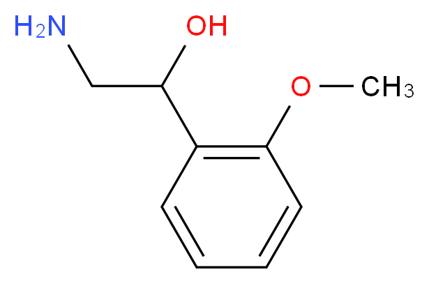 2-amino-1-(2-methoxyphenyl)ethan-1-ol_分子结构_CAS_54942-63-1