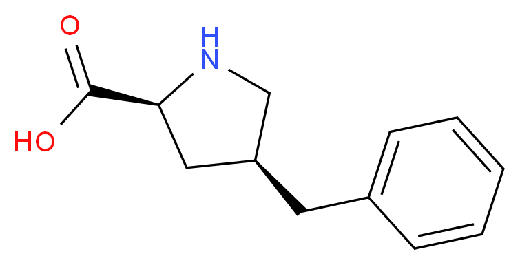 (4S)-4-BENZYL-L-PROLINE_分子结构_CAS_82087-73-8)