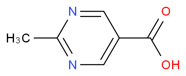 2-Methylpyrimidine-5-carboxylic acid 97%_分子结构_CAS_5194-32-1)