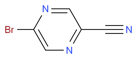 5-Bromopyrazine-2-carbonitrile_分子结构_CAS_221295-04-1)