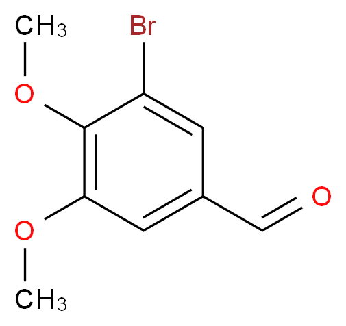 3-Bromo-4,5-dimethoxybenzaldehyde_分子结构_CAS_)