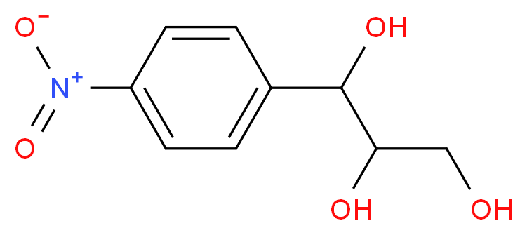 1-(4-硝基苯基)甘油_分子结构_CAS_2207-68-3)