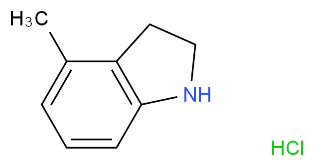 4-Methylindoline hydrochloride_分子结构_CAS_1187928-38-6)