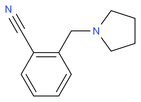 2-(pyrrolidin-1-ylmethyl)benzonitrile_分子结构_CAS_135277-07-5)