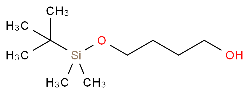 4-[(tert-butyldimethylsilyl)oxy]butan-1-ol_分子结构_CAS_87184-99-4