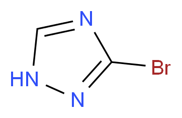 3-Bromo-1H-1,2,4-triazole_分子结构_CAS_7343-33-1)