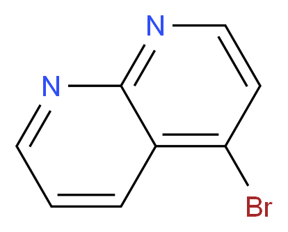 4-bromo-1,8-naphthyridine_分子结构_CAS_54569-28-7