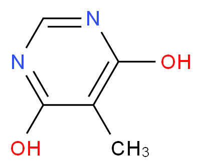 4,6-Dihydroxy-5-methylpyrimidine_分子结构_CAS_63447-38-1)