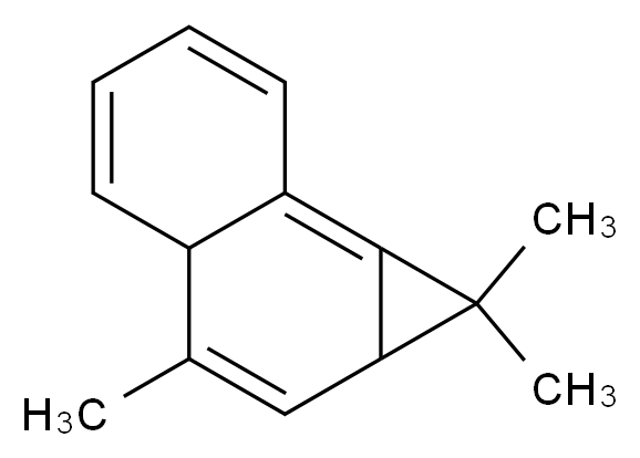 1,1,3-trimethyl-1H,1aH,3aH-cyclopropa[a]naphthalene_分子结构_CAS_94-09-7