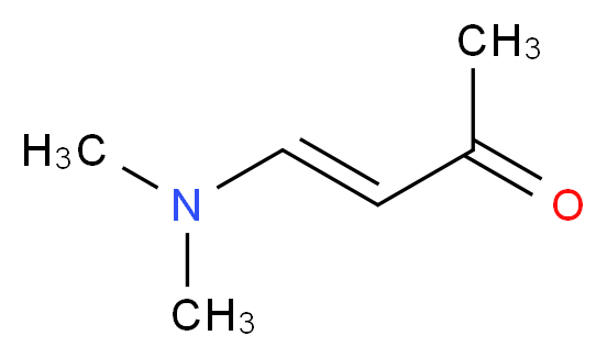 (3E)-4-(dimethylamino)but-3-en-2-one_分子结构_CAS_2802-08-6