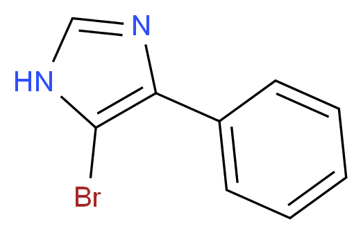 5-bromo-4-phenyl-1H-imidazole_分子结构_CAS_858514-11-1)