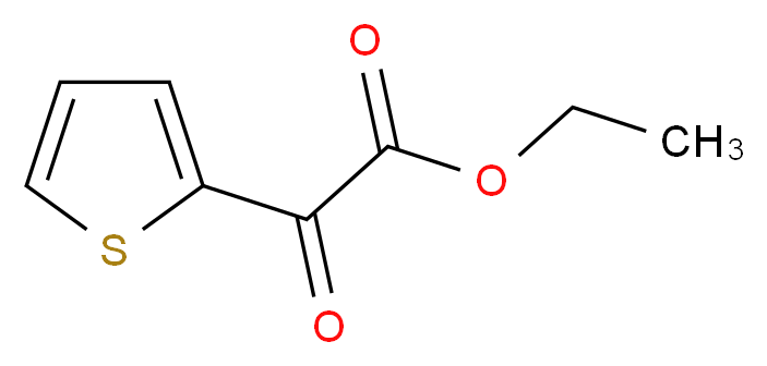 Ethyl 2-oxo-2-(2-thienyl)acetate_分子结构_CAS_4075-58-5)