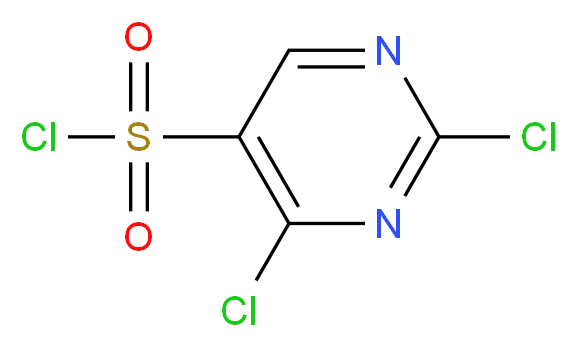 2,4-dichloropyrimidine-5-sulfonyl chloride_分子结构_CAS_23920-08-3)