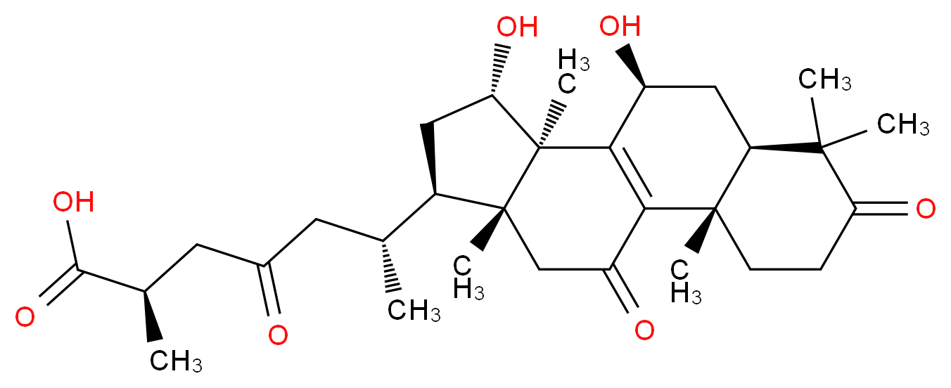 Ganoderic acid_分子结构_CAS_81907-62-2)