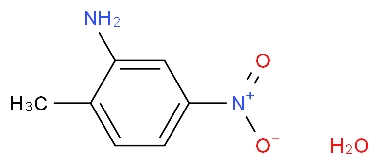 2-methyl-5-nitroaniline hydrate_分子结构_CAS_304851-86-3