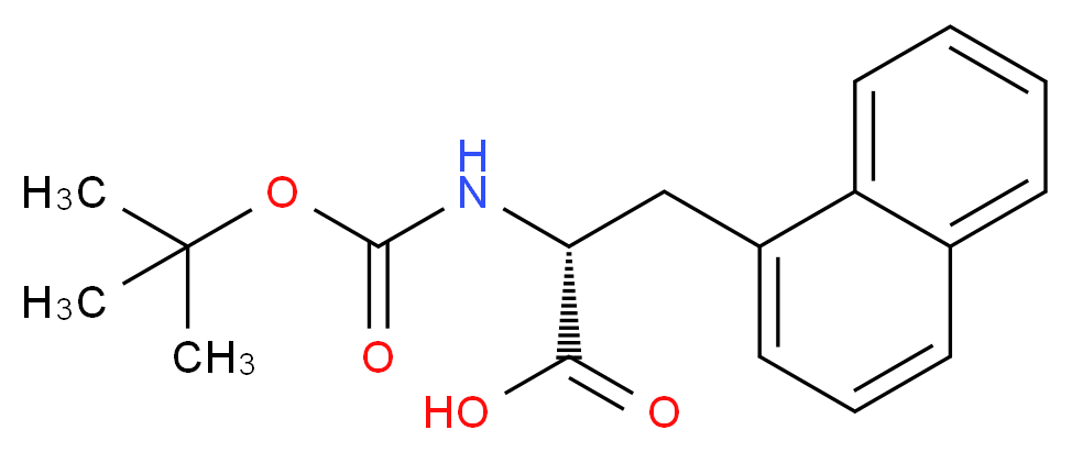 3-Naphth-1-yl-D-alanine, N-BOC protected_分子结构_CAS_76932-48-4)