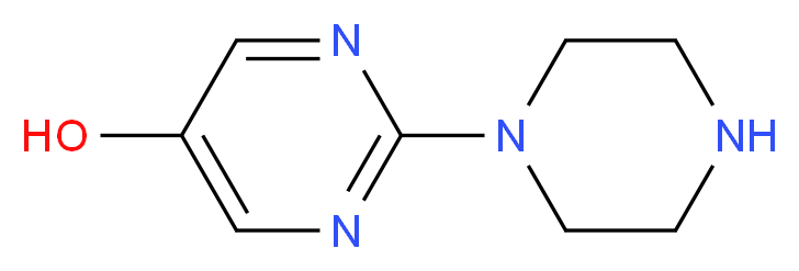 2-(Piperazin-1-yl)pyrimidin-5-ol_分子结构_CAS_55745-85-2)