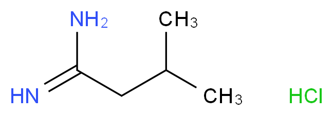 3-methylbutanimidamide hydrochloride_分子结构_CAS_57297-27-5)