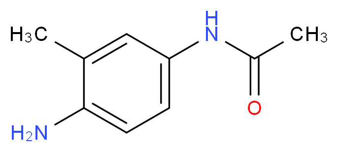 N-(4-amino-3-methylphenyl)acetamide_分子结构_CAS_6375-20-8)
