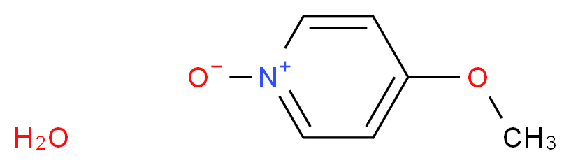 4-methoxypyridin-1-ium-1-olate hydrate_分子结构_CAS_1122-96-9