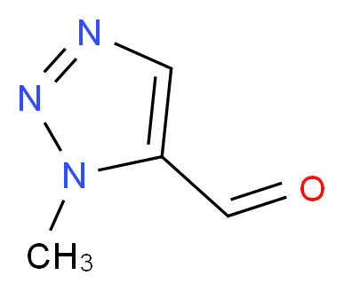 1-methyl-1H-1,2,3-triazole-5-carbaldehyde_分子结构_CAS_202931-88-2