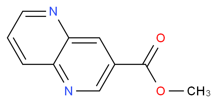 Methyl 1,5-naphthyridine-3-carboxylate_分子结构_CAS_)