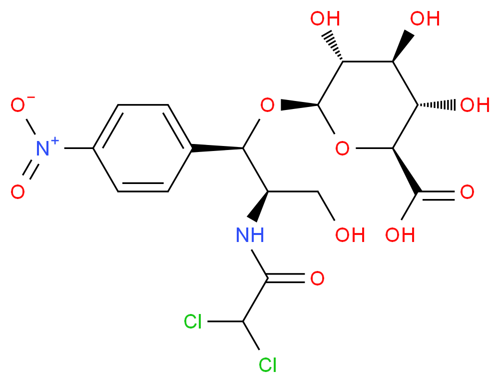 Chloramphenicol 1-O-β-D-Glucuronide_分子结构_CAS_1013074-93-5)