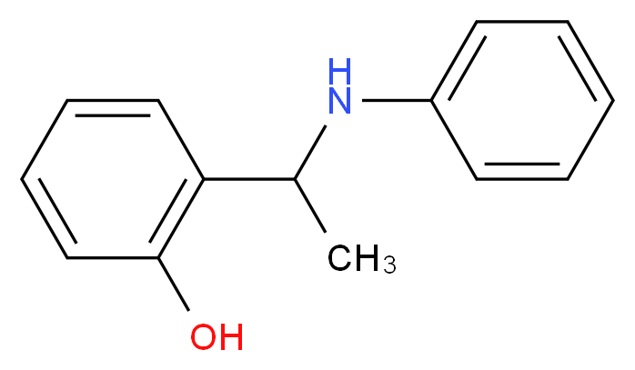 2-[1-(phenylamino)ethyl]phenol_分子结构_CAS_60399-07-7