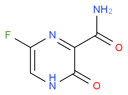 6-fluoro-3-oxo-3,4-dihydropyrazine-2-carboxamide_分子结构_CAS_259793-96-9