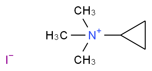 N,N,N-trimethylcyclopropanaminium iodide_分子结构_CAS_2278-30-0