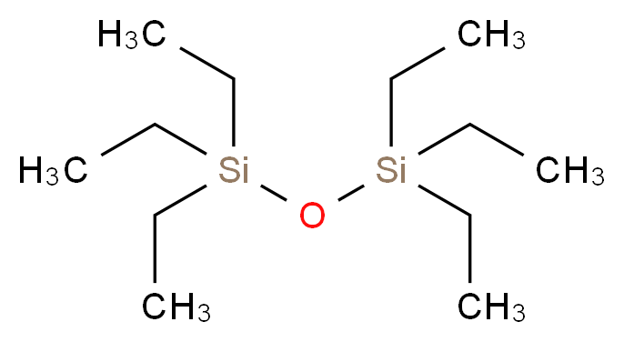 HEXAETHYL DISILOXANE_分子结构_CAS_)