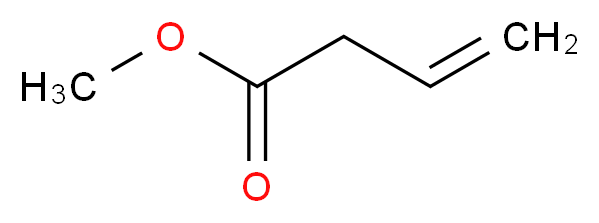 3-丁烯酸甲酯_分子结构_CAS_3724-55-8)