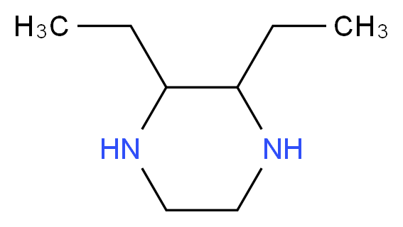 2,3-diethylpiperazine_分子结构_CAS_907972-17-2