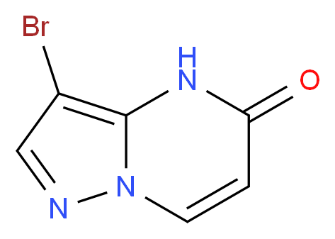 3-bromo-4H,5H-pyrazolo[1,5-a]pyrimidin-5-one_分子结构_CAS_)
