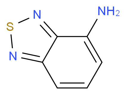 4-氨基苯并-2,1,3-噻二唑_分子结构_CAS_767-64-6)