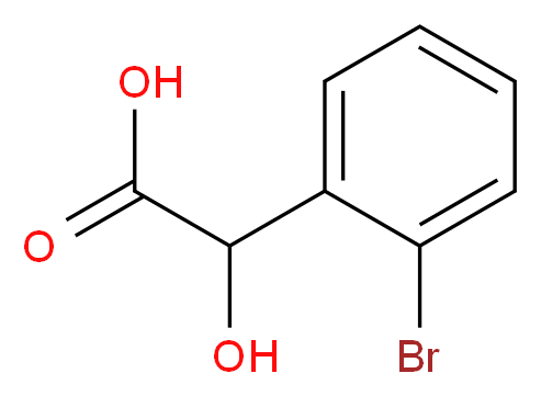 2-(2-bromophenyl)-2-hydroxyacetic acid_分子结构_CAS_7157-15-5