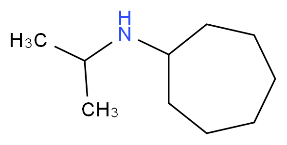 N-(propan-2-yl)cycloheptanamine_分子结构_CAS_52703-18-1