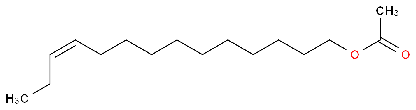 (11Z)-tetradec-11-en-1-yl acetate_分子结构_CAS_20711-10-8