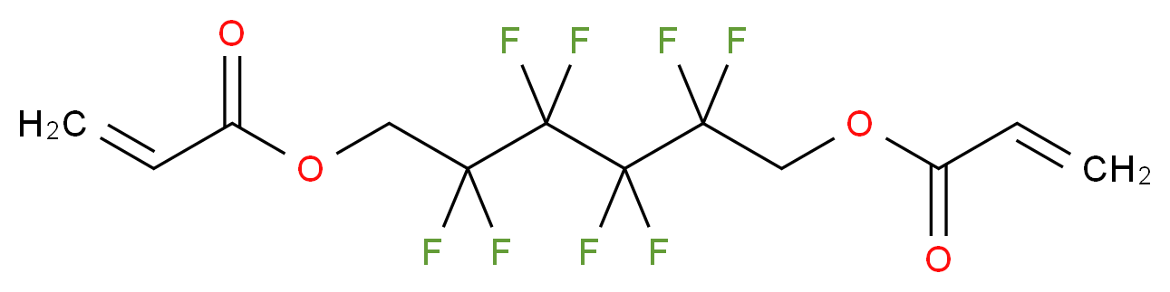 2,2,3,3,4,4,5,5-octafluoro-6-(prop-2-enoyloxy)hexyl prop-2-enoate_分子结构_CAS_2264-01-9