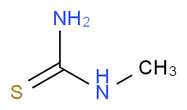 N-甲基硫脲_分子结构_CAS_598-52-7)