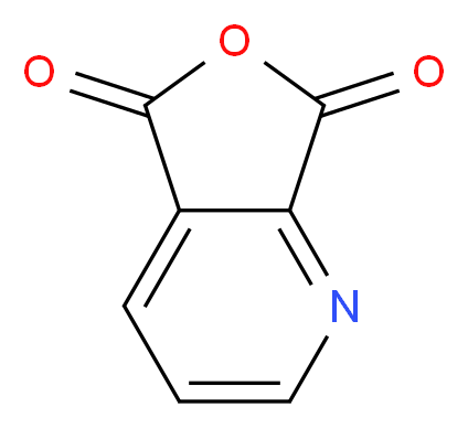 2,3-吡啶二羧酸酐_分子结构_CAS_699-98-9)