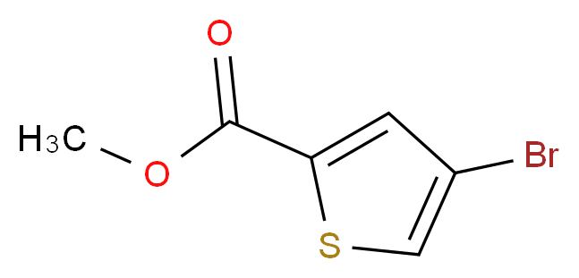 Methyl 4-bromothiophene-2-carboxylate_分子结构_CAS_62224-16-2)