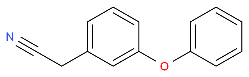 2-(3-phenoxyphenyl)acetonitrile_分子结构_CAS_)