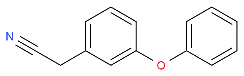 3-Phenoxyphenylacetonitrile_分子结构_CAS_51632-29-2)